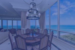 Dining room with beach view image