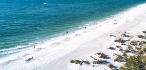 Aerial beach image